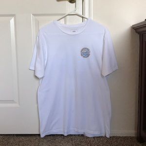 VANS WHITE GRAPHIC T-SHIRT